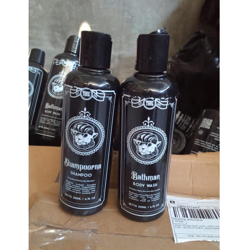 《packingaman》 SAMPO PELURUS RAMBUT original100%Shampoorna Shampoo Thugofficial (200Ml) Termurah