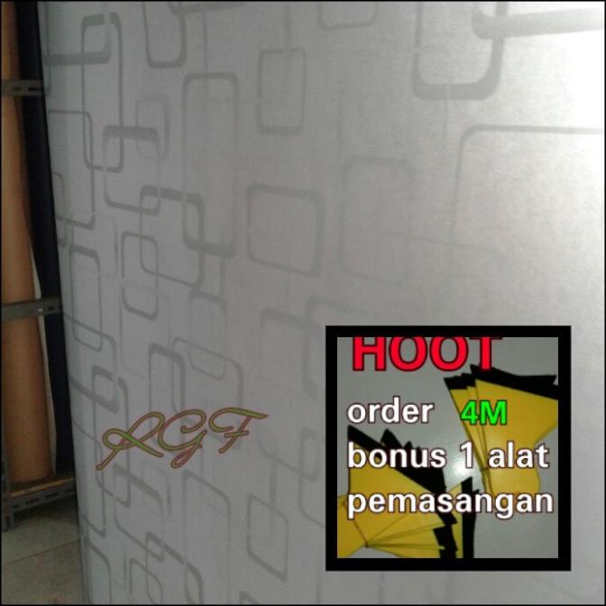 sticker kaca film motif kotak acak