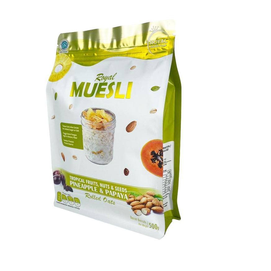 

Termurah⭐-Royal TROPICAL MUESLI 500 Gram with Pineapple and Papaya