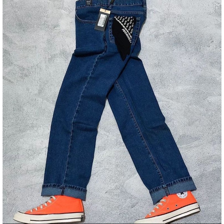 CELANA JEANS VERSACE COUTURE DENIM ORIGINAL IMPORT REGULER FIT PRIA UNISEX
