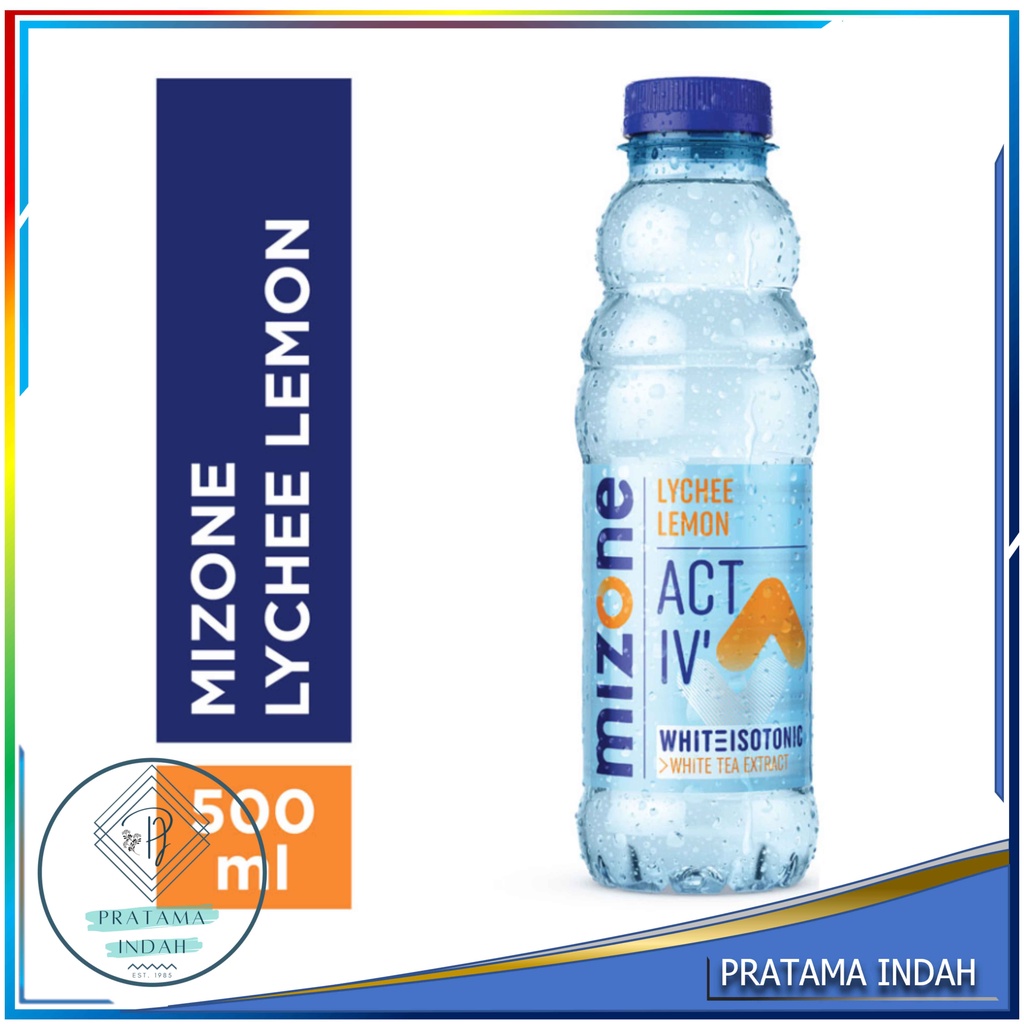 

MIZONE ACTIVE MINUMAN ISOTONIC LYCHEE LEMON 500Ml 1 PCS (GROSIR&ECER)