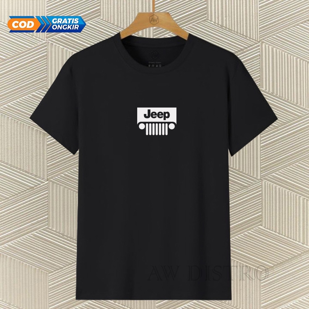 COD Baju Kaos Distro J3p Text Putih Premium Quality Lengan Pendek