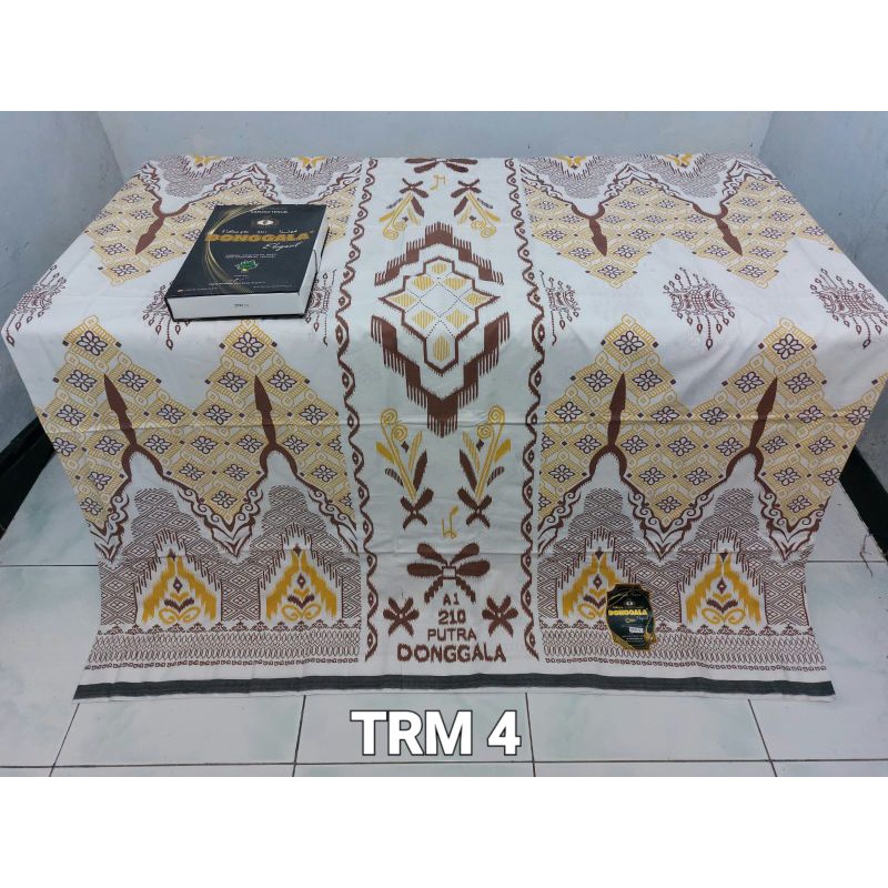 SARUNG PUTRA DONGGALA TARIM SPECIAL WARNA GRADASI 3D MOTIF KEMBANG PRINT BUKAN SONGKET