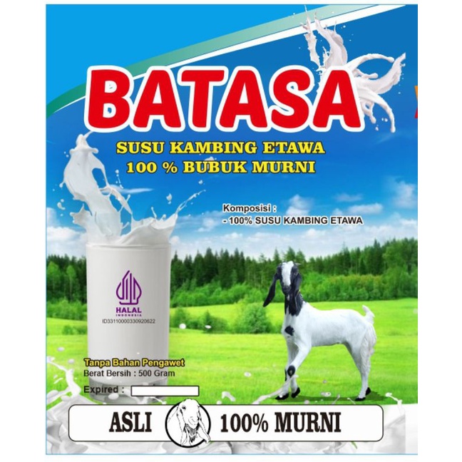 Susu Kambing Etawa BATASA MURNI 100% Non Sugar