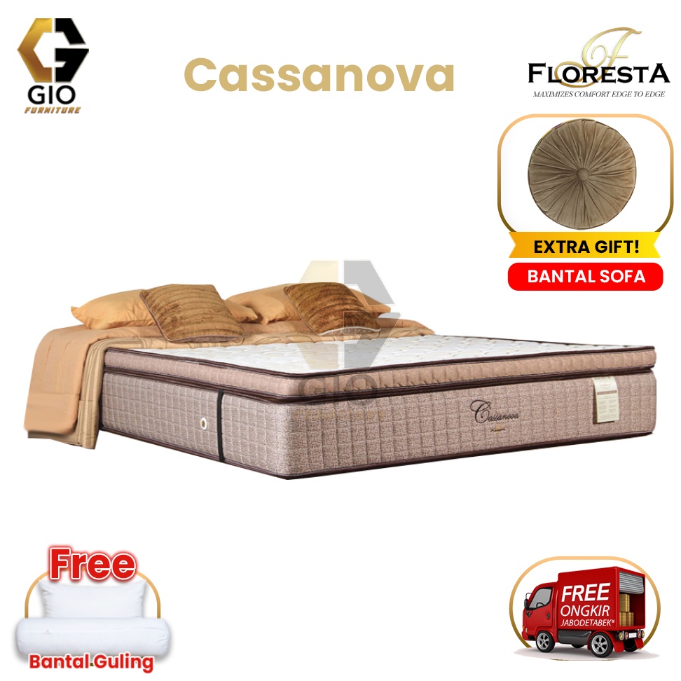 Kasur Floresta Cassanova / Floresta Springbed Cassanova ( Hanya Kasur )