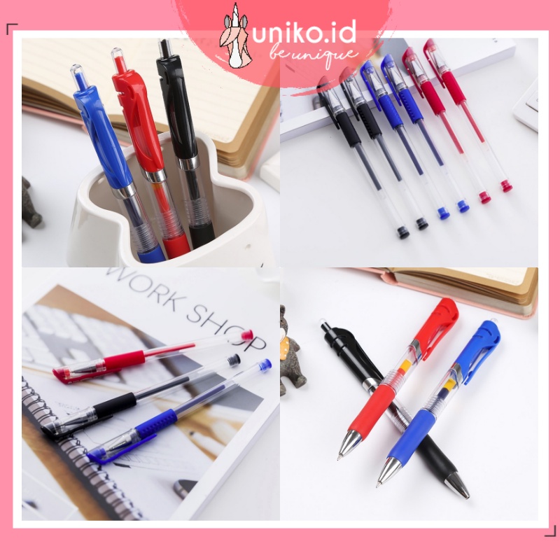 

UNIKO.ID - PENA GEL MIMI 0.5mm STANDART PULPEN GEL MIMI - PULPEN MURAH GEL