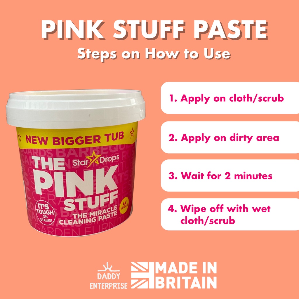 The Pink Stuff Miracle Cleaning Paste