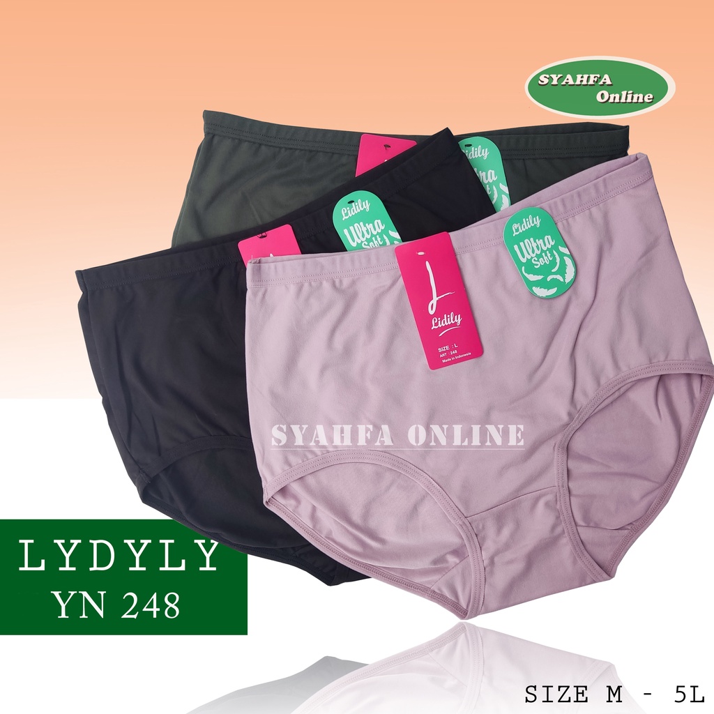TERLARIS Grosir 6pc - Celana dalam wanita dewasa / Lydyly / Celana Dalam Jumbo / Celana Dalam