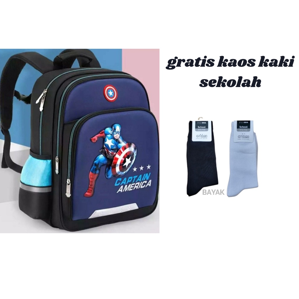 Tas Sekolah Anak Laki Laki Tk Paud Sd Backpack Ransel Set R9I7 Gr RW402 Backpack Sekolah terlaris 2023