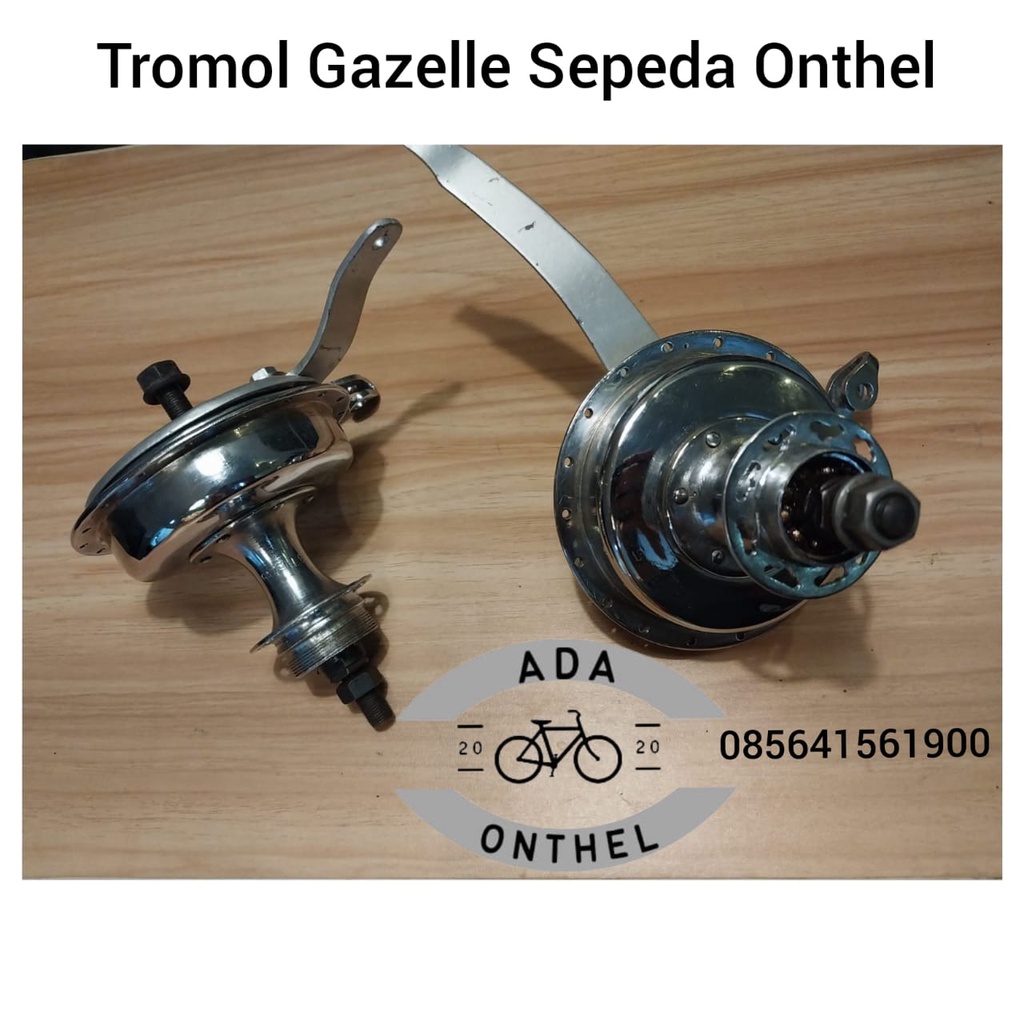 TROMOL SET GAZELLE - TROMOL GAZELLE HOLE 36 - TROMOL SEPEDA ONTHEL - TROMOL ONTHEL