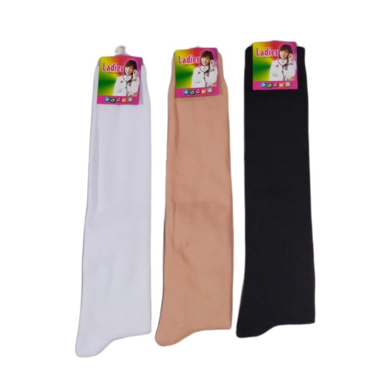 KKI-10 kaos kaki selutut polos socks