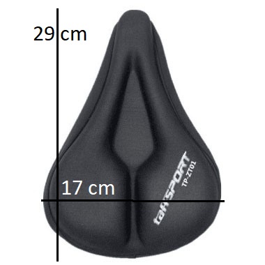 Sarung Jok sadel cover Sepeda busa + Gel TEBAL spons empuk saddle padding bicycle