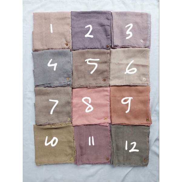 preloved buttonscarves everyday scarf plain scarf