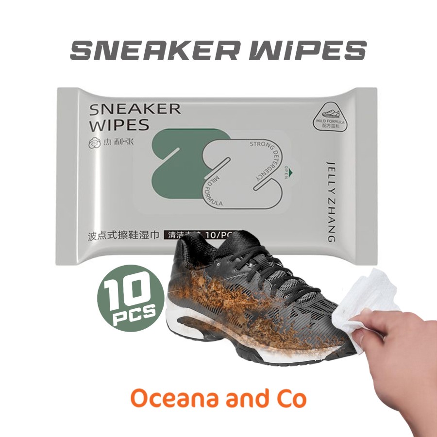 Sneaker Wipes Jelly Zhang Tissue Sepatu isi 10 pcs