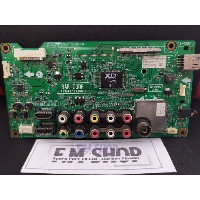 Mesin TV LG 42LN4900 - Mobo MB Mainboard TV LG 42LN4900 TA - BEKAS