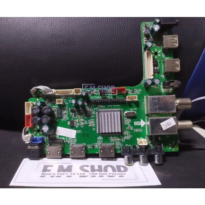 Mesin TV Polytron PLD 43S863 - Mobo MB Mainboard TV PLD43S863