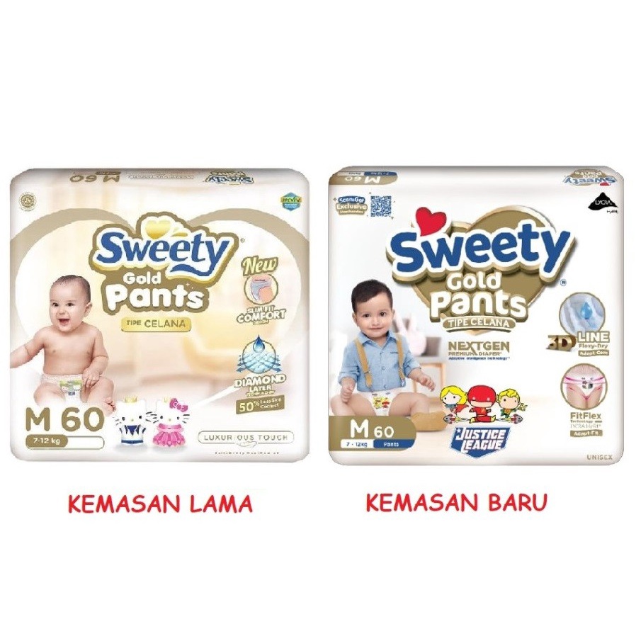 Sweety Gold Pants M isi 60