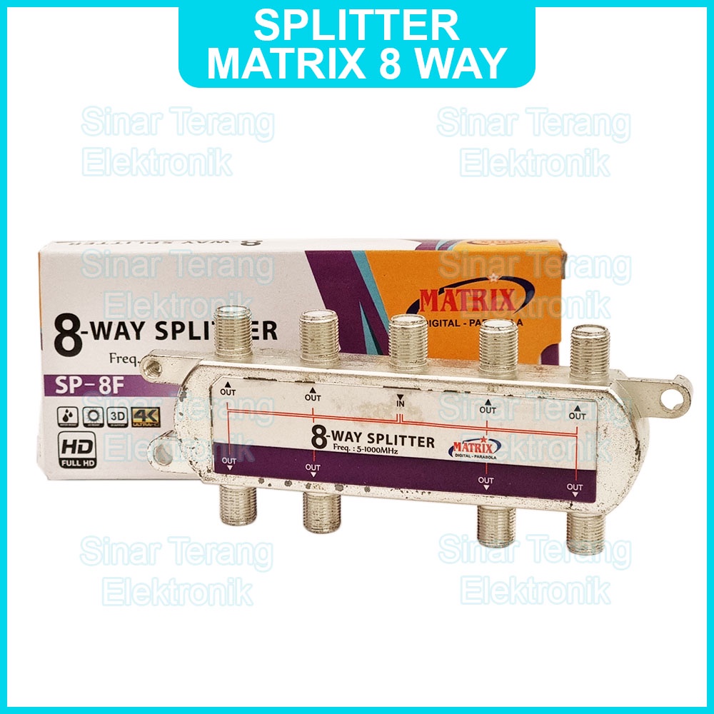 Splitter Matrix 8 Way SP-8F