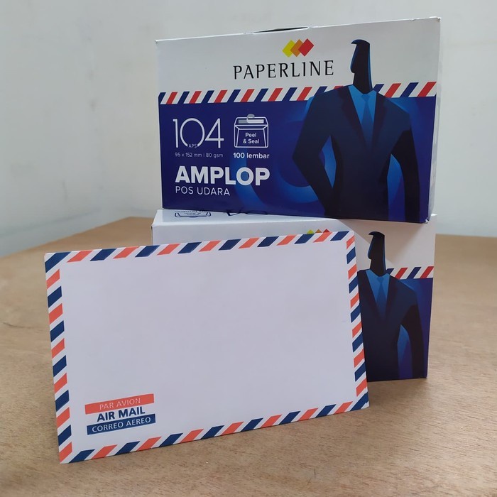 Amplop Putih Paperline 104 Airmail / Amplop APS