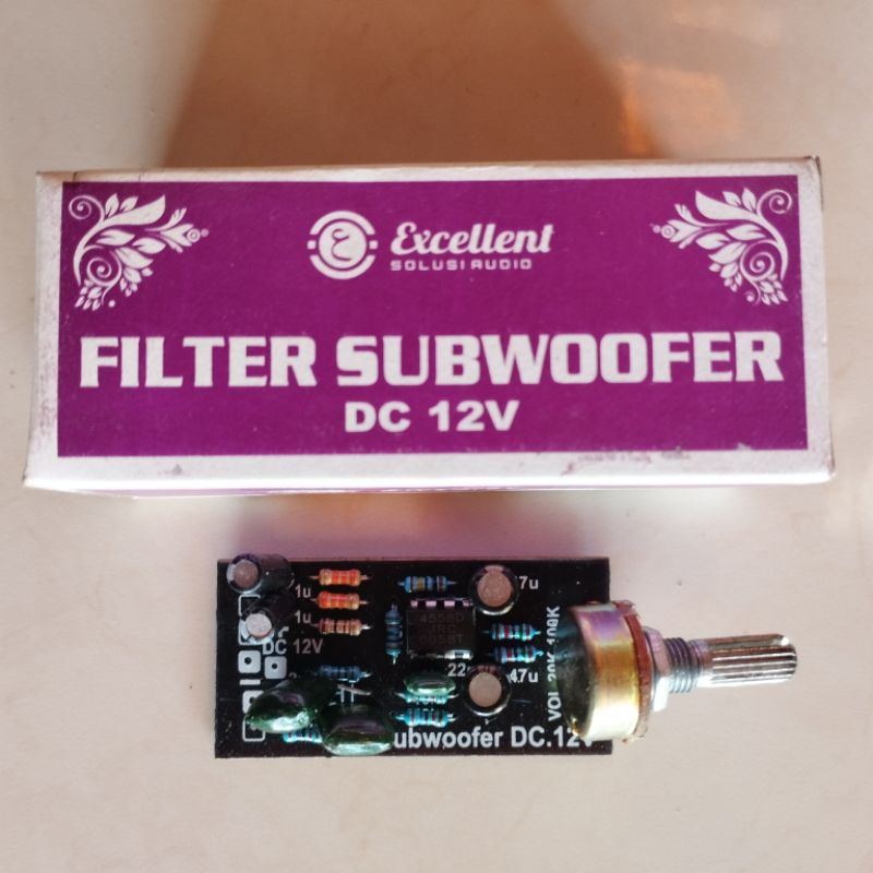 Filter subwofer DC 12V excellent