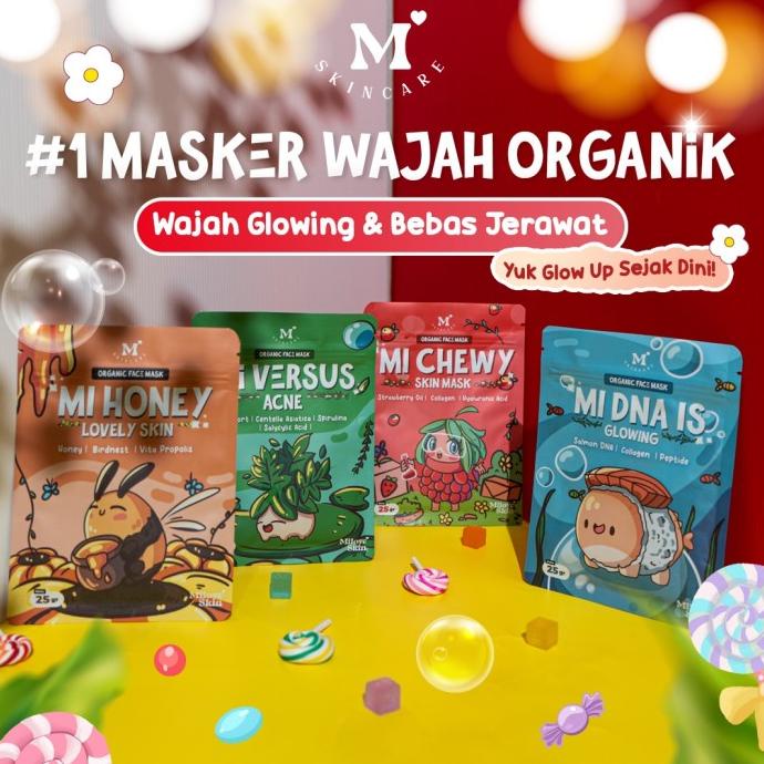 MILOVE SKIN Masker Wajah Organik