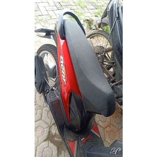 Jok beat karbu modifikasi roadrace kulit polos amplas-jok beat road race jok beat karbu