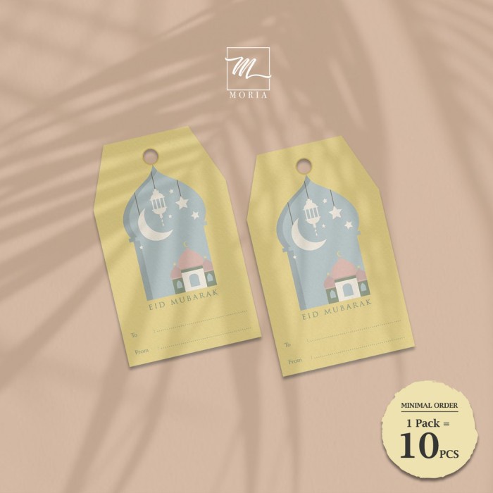 Terbaru Ht14- Hang Tag Gift Card Dus Hampers Kado Parcel Box Makanan