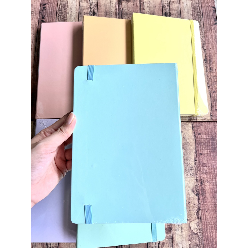 Agenda Hardcover Notebook - Notepad Warna Pastel Mikirei BG-653