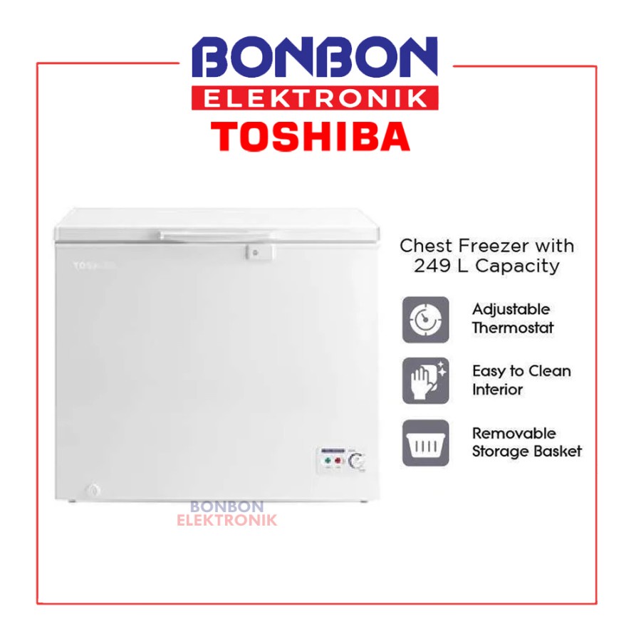 TOSHIBA CHEST FREEZER 249 L CR-A320I / CR A320I FREEZER BOX