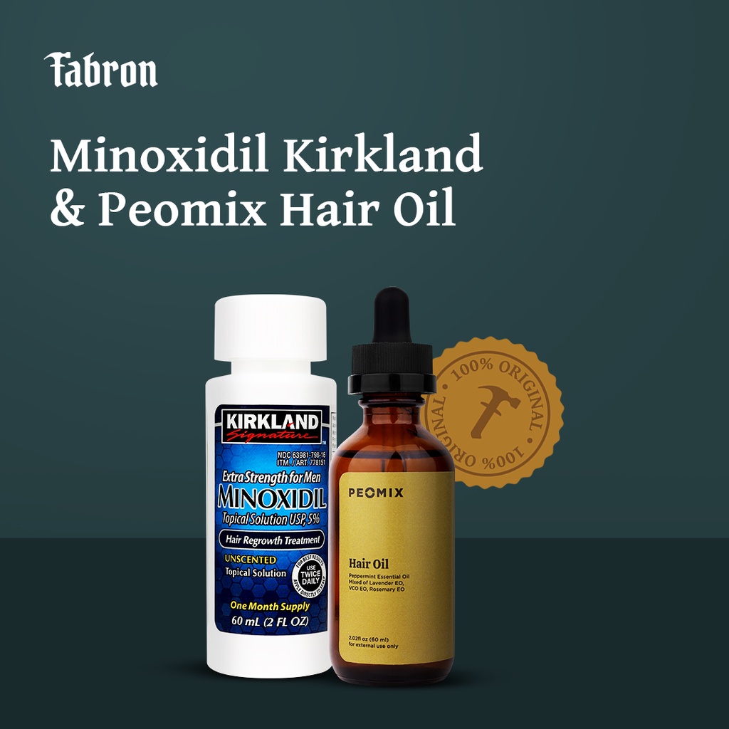 Produk Kebotakan Minoxidil dan Peomix Hair Oil