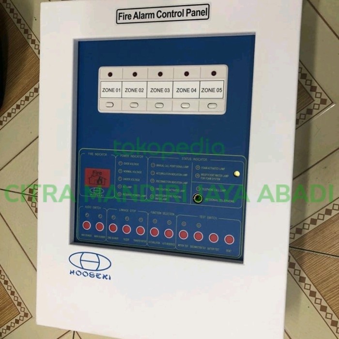 Master Control Panel Fire Alarm 5 Zone Hooseki MCFA PANEL