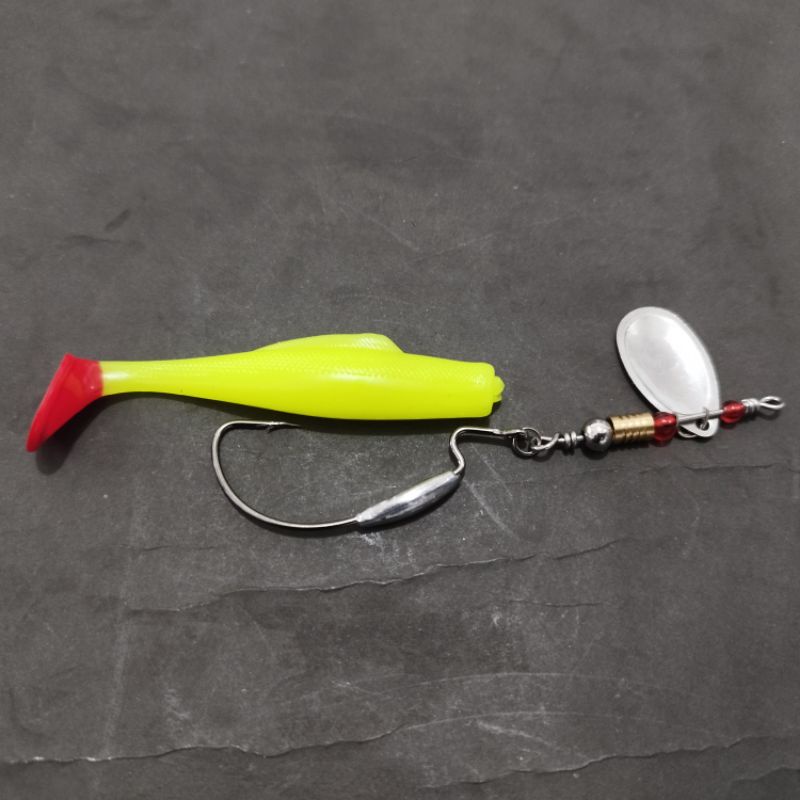 SPINER SOFT LURE I IN LINE SOFT LURE WORM HOOK 3/0