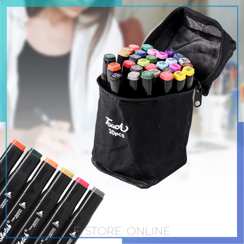 

Touch Spidol Dual Side Fine Art Marker 30 Color T30 Multi Color