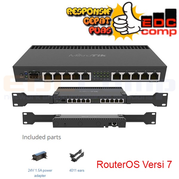Mikrotik RB 4011 iGS + RM RB4011iGS+RM Router indoor