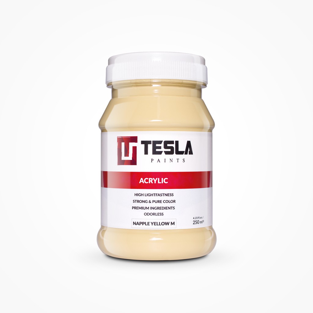 

TESLA PAINTS - 250ML - NAPLES YELLOW MEDIUM