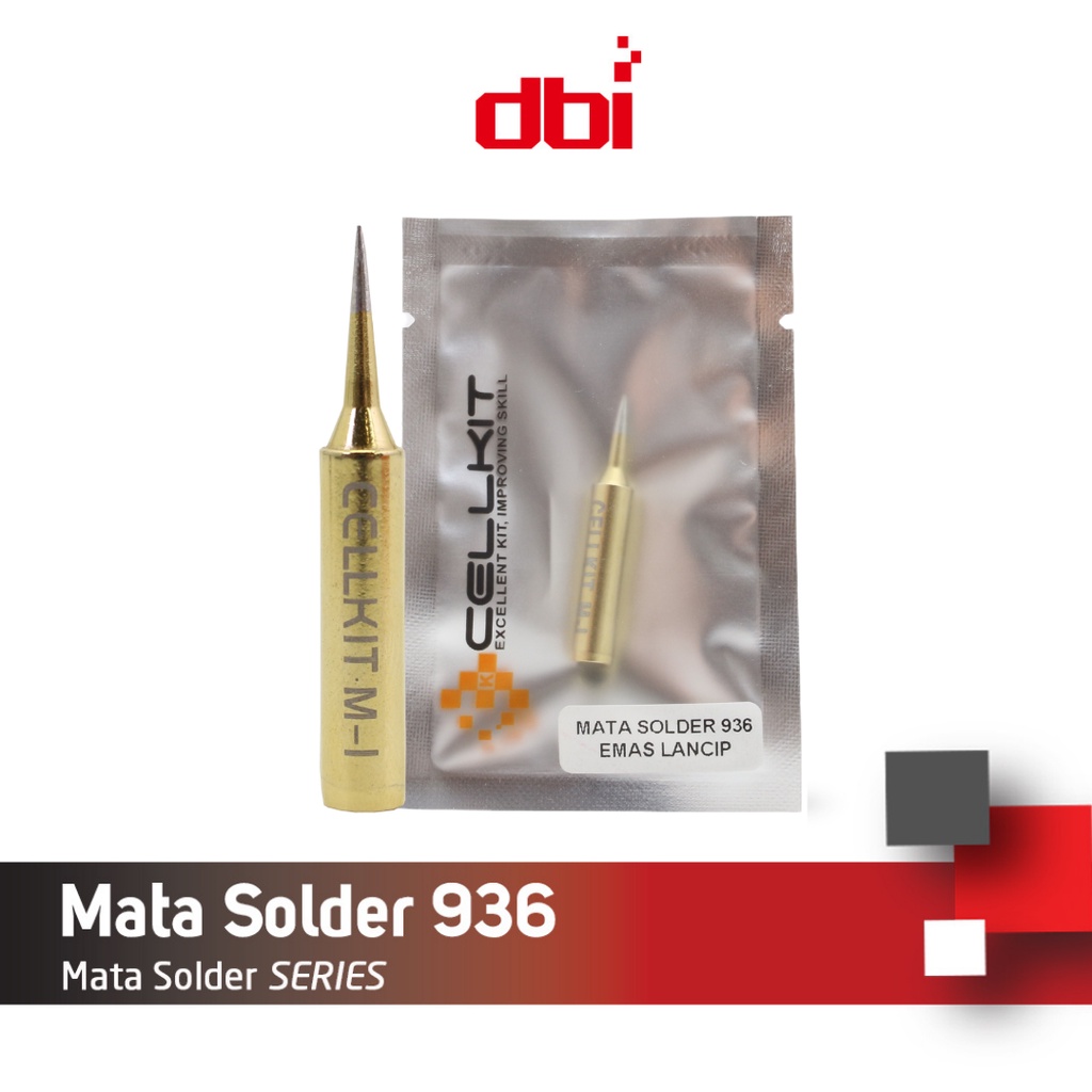 Mata Solder - Solder TIP 936 Emas Lancip (ROHS, LEAD FREE) CELLKIT