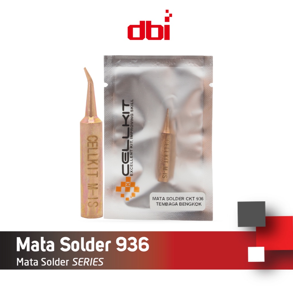 Mata Solder - Solder TIP 936 Tembaga type M-IS Bengkok di Ujung CELLKIT