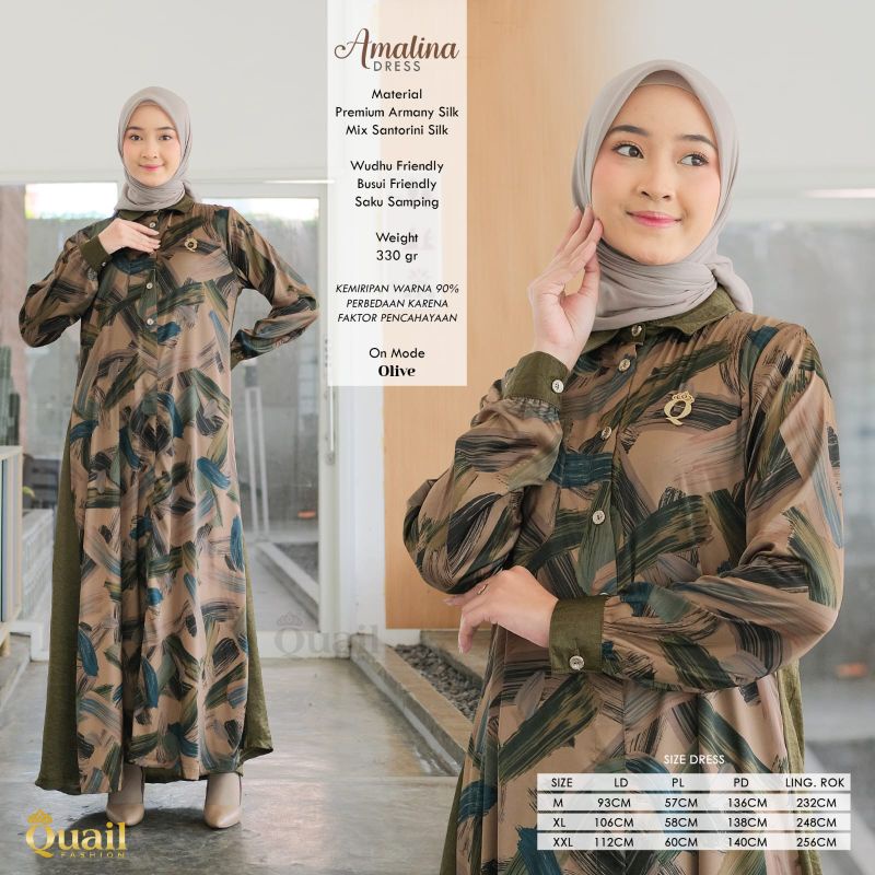 Gamis wanita busui / Amalina Dress by Quail