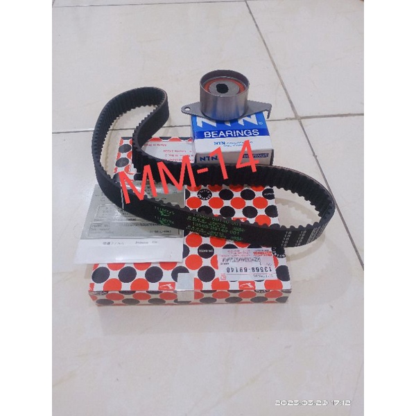 TIMING BELT SET PLUS TENSIONER DAIHATSU XENIA 1000CC ORI HARGA 1SET