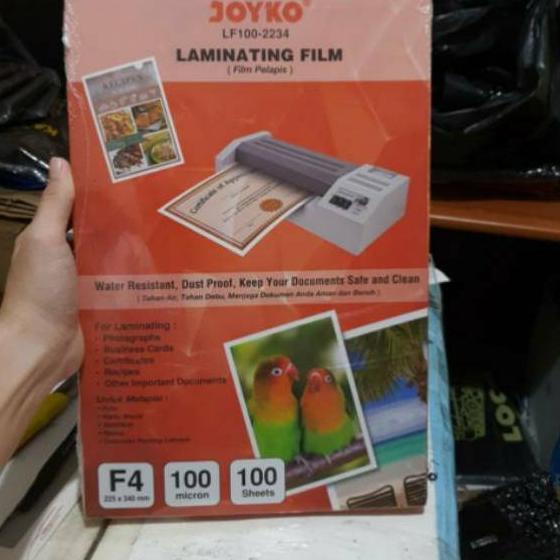 

Ramadhan Offer✔️✔️-plastik laminating F4 joyko laminasi panas hot 100 micron