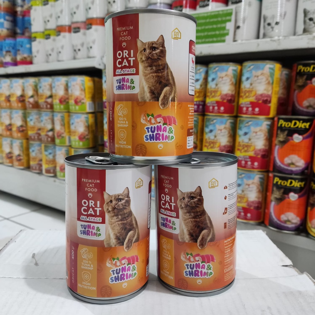 ORI CAT kaleng 400gr Makanan Kucing kaleng  wet food