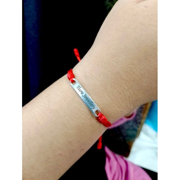 GELANG NAMA Titanium pesan sesuai namamu