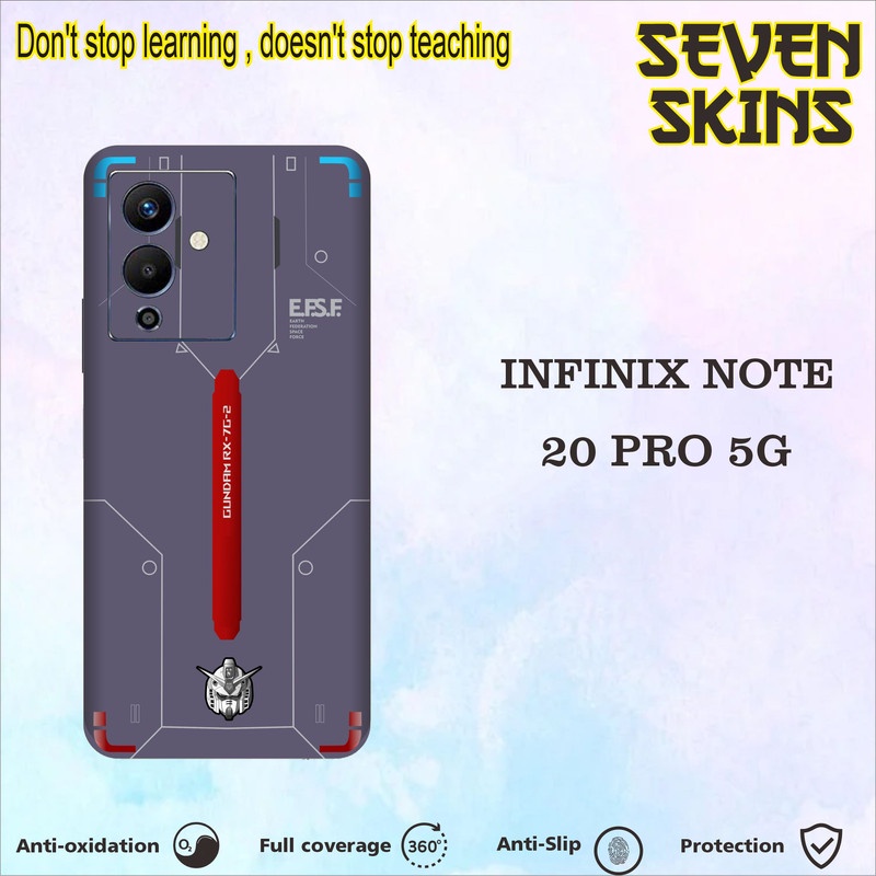 GARSKIN HANDPHONE 2PCS INFINIX NOTE 12 PRO GUNDAM