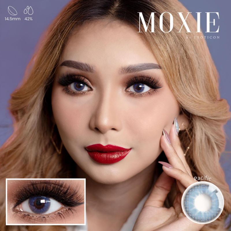 Softlens Moxie Natural Ala korea Normal Minus s.d -6.00 by Exoticon