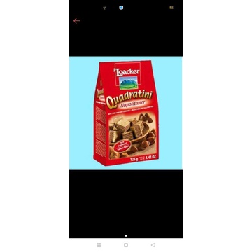 

LOACKER WAFER 125GR NAPOLITANER&CHOCOLATE