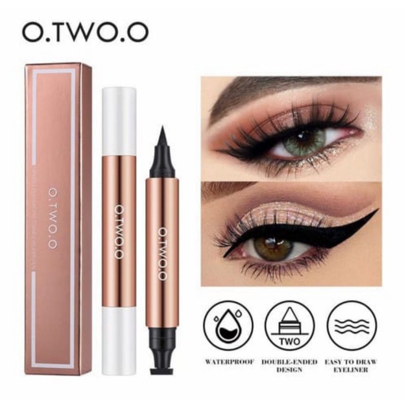 O.TWO.O Miraculous CAT-EYE Stamp Eyeliner Pen