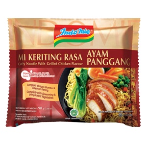 

INDOMIE MI KERITING (NEW) AYAM PANGGANG PCK 90g