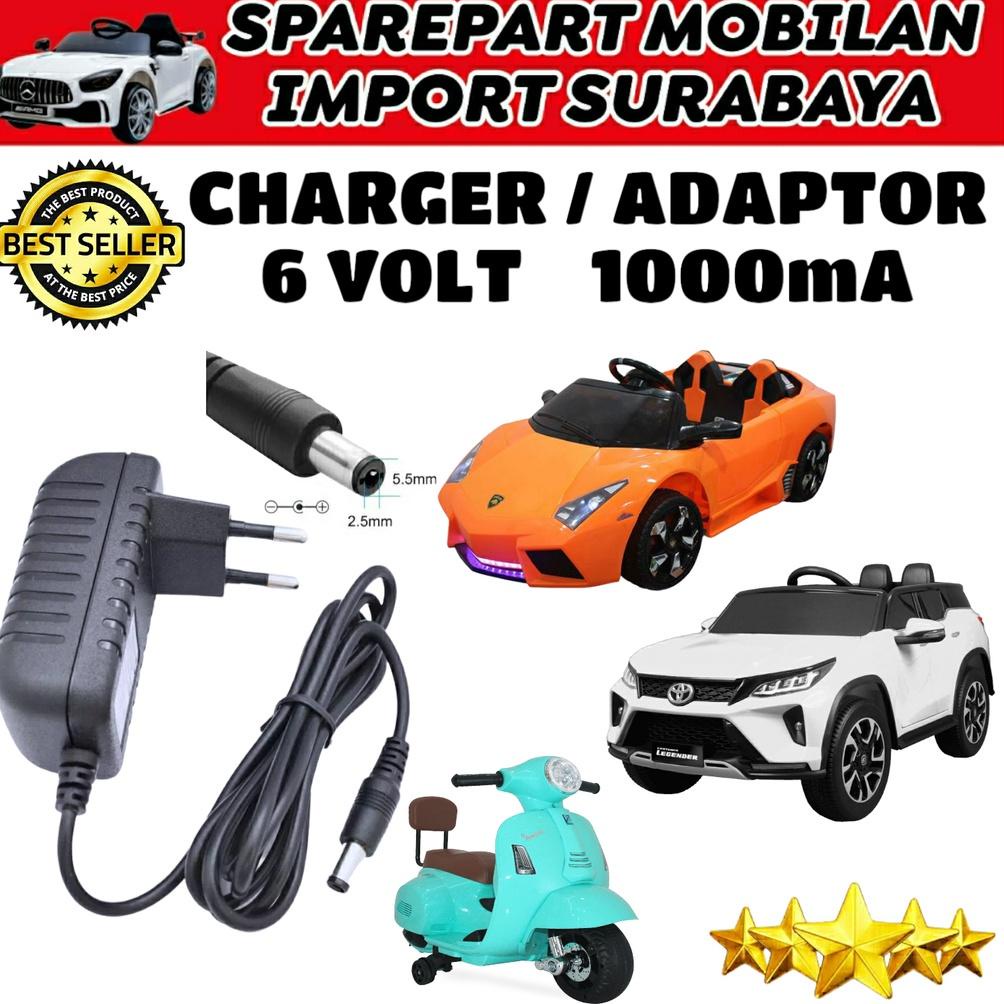 [KODE 1920] PUSAT ADAPTOR 6 VOLT CHARGER MOBIL MOBILAN AKI MOTOR MOTORAN ANAK CASSAN CAS AKI 6V 7AMP