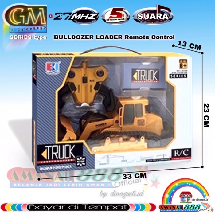 HOT SALE BULLDOZER REMOTE CONTROL LOADER TRUCK MAINAN ANAK LAKI LAKI HOBI TERLARIS