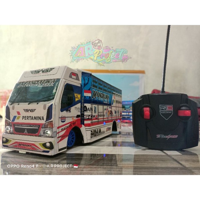 FLASH SALE MOBIL REMOTE CONTROL / MINIATUR TRUCK OLENG PERTAMINA MANDALIKA / TERMURAH